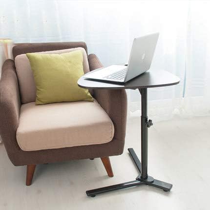 Height Adjustable Laptop Table Portable Sofa End Table Side Table Breakfast Serving Bed Tray Notebook Stand Reading Rack A (C)