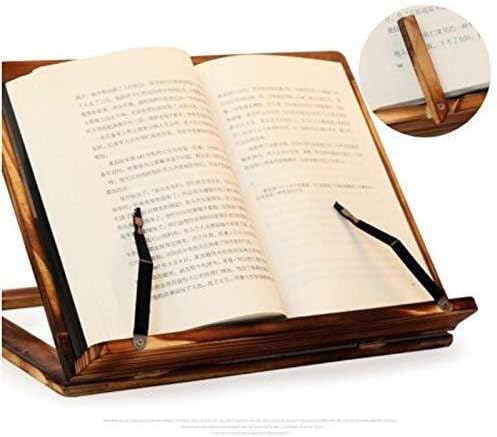 Foldable Recipe Book Stand Wooden Frame Reading Bookshelf Tablet Pc Support Stand