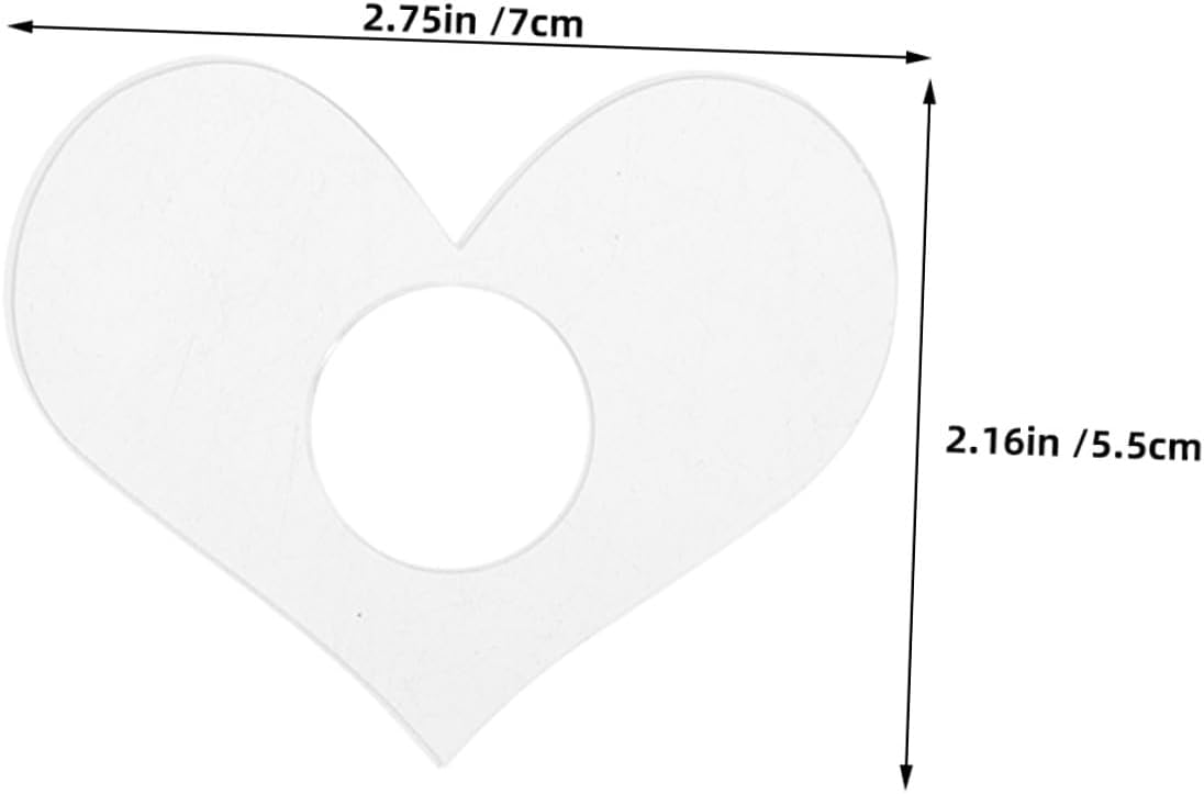 PRETYZOOM 4pcs Acrylic Heart-Shaped Thumb Reading Aid Book Page Holders Small Size Finger Bookmark for Teachers and Avid Readers