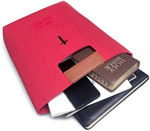 Bible Bags for Women, Felt Carrying Bible Book Case Church Tote Bag Christmas Christian Gift