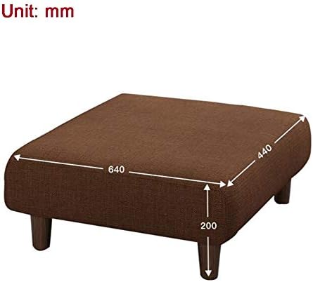 Floor Chair, Individual Folding Meditation Chair Adjustable Backrest with Removable Footstool Lazy Lounge Sofa Chair Japanese-Style for Reading Games, 3 Colour (Color : Bro