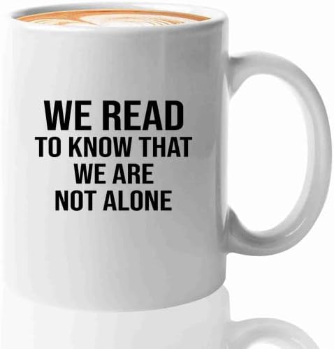 Book Lover Coffee Mug 11oz White -we read - Book Lovers Gifts Book Reader Gifts Book Club Gifts Book Reading Cup Reading Gifts