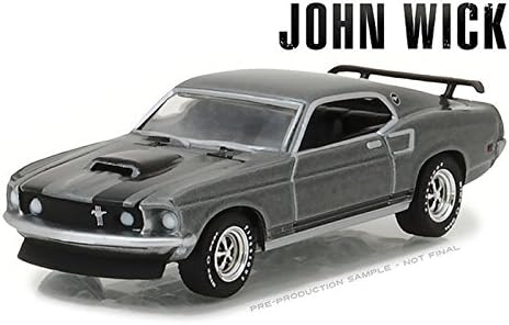 Greenlight 1/64 Hollywood Series 18 John Wick Movie (2014) 1969 Ford Mustang Boss 429 Die Cast Vehicle