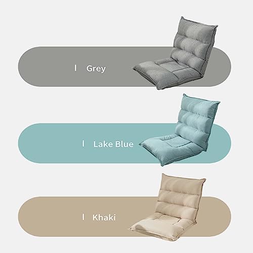Floor Chair,Gaming Chairs with Back Support,Adjustable 14-Position,Floor Cushioned Seat Ergonomic Chair,Living Room Recliner,Lazy Sofa Lounge for Reading Meditating Watchin