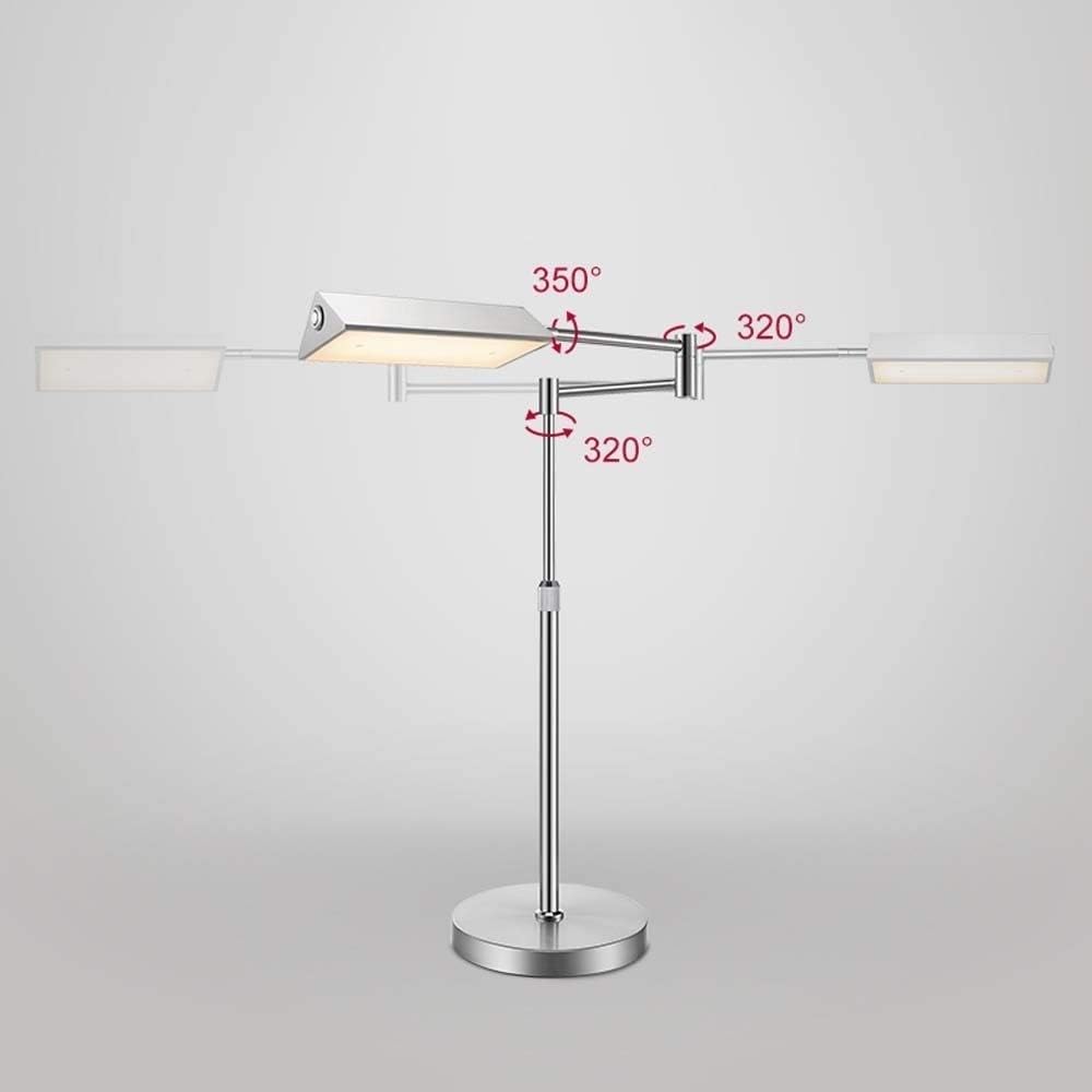 Table Lamp Led Desk Lamp, Eye-Caring Table Lamps, Dimmable Clip Office Lamp with Touch Control, 12W，700Lm, 2700K Reading Desk Lamp for Living Room/Bedrooms/Kids/Nightstand 2,Gold