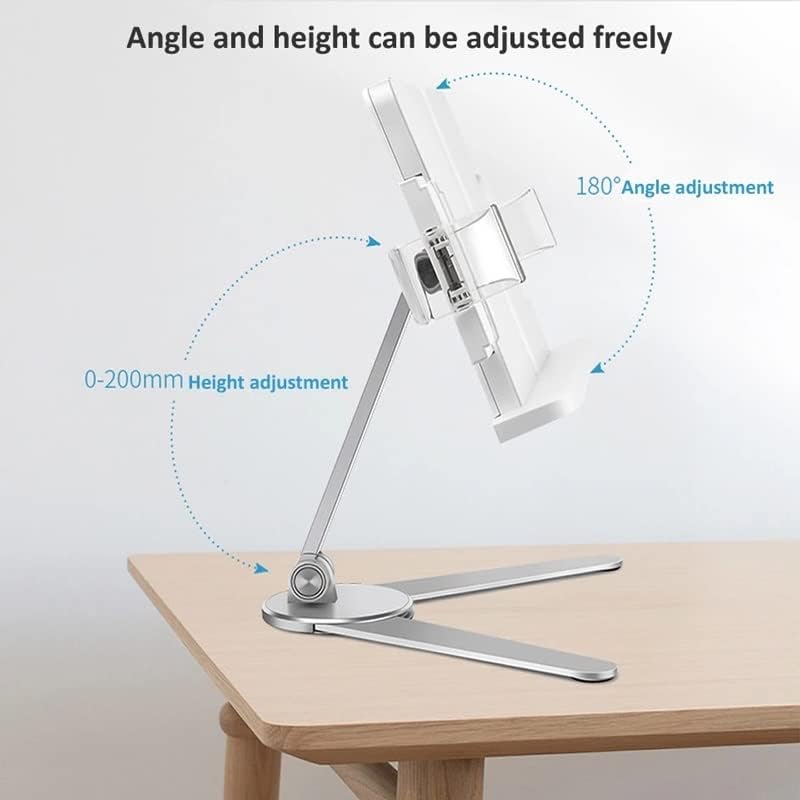 Desktop Height Adjustable Aluminum Reading Book Bracket for Rack Multi Angle Rotation Holder Stands