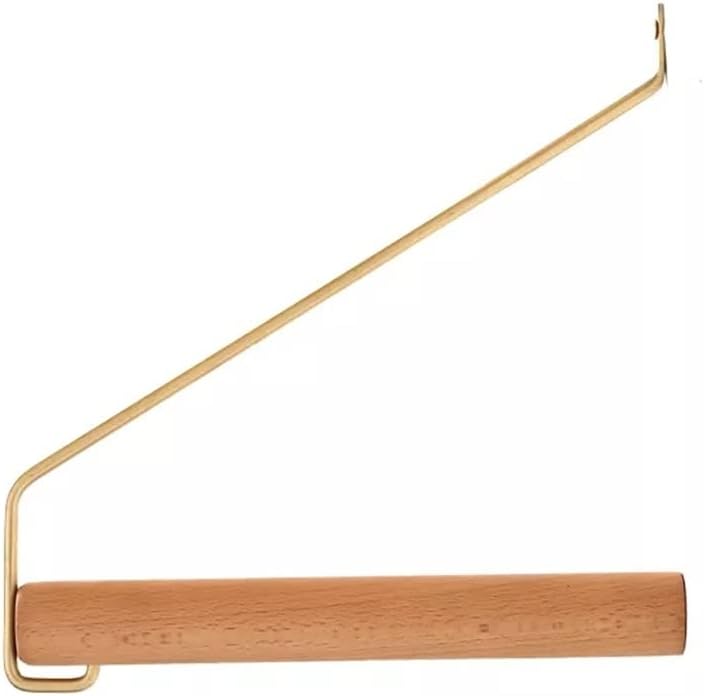 Wall Hanging Coat Rack Solid Wood Hayfork Hangers Bedroom Entrance Clothes Hooks Home Furniture(D)
