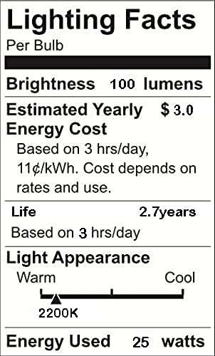 CTKcom T45 25 Watt Vintage Antique Light Bulbs E26 Base(4 Pack)- Antique Dimmable Bulb Spiral Tungsten Equivalent Warm Yellow Lamps for Home Light Fixtures Decorative 110V-130V