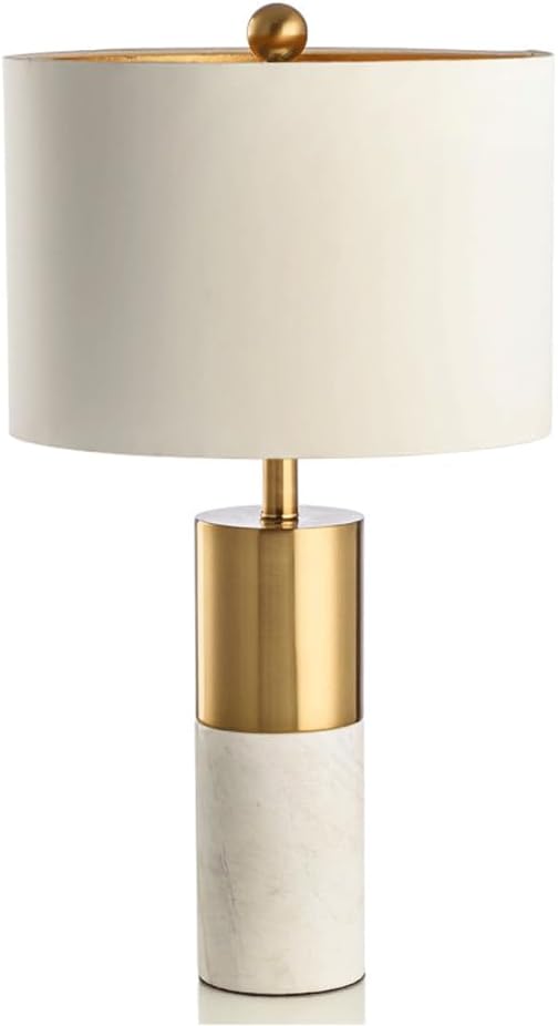 Kitchen Faucet Postmodern Table Lamp 25.98 Inch Bedroom Nightstand Bedside Marble Table Lamp for Office Desk University Bookshelf Dormitory Villa Living Room