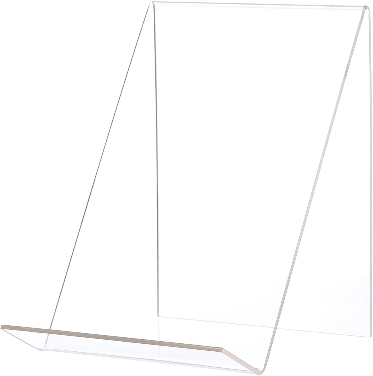 PATIKIL Shelf Divider, Acrylic Clear Closet Shelf Separator Book Stand Display Easel Tablet Holder for Displaying Albums Books CDs Tablets Pictures, 4.5" L x 4" W x 5" H