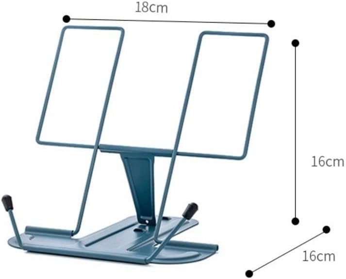 Iron Reading Rack Multifunctional Adjustable Bookshelf Portable Folding Practical Desk Accessories
