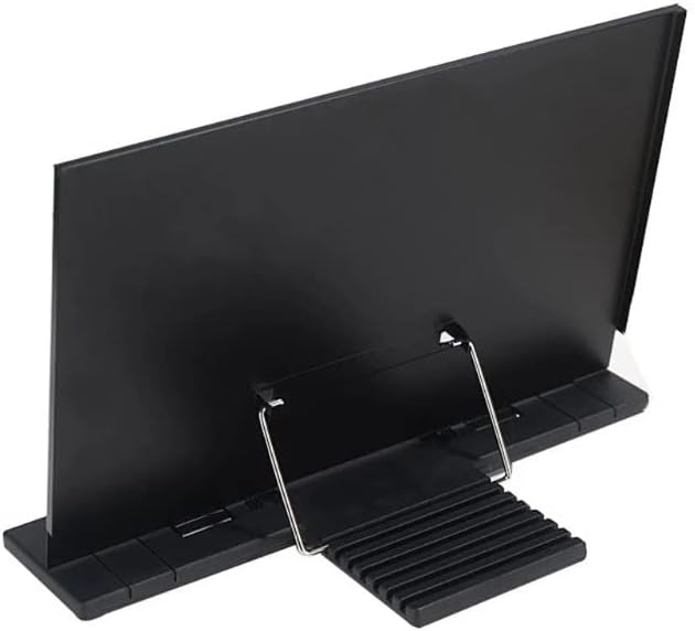 Book Stand Frame Desk Reading Holder with 7 Tilt Adjustable Grooves Bookends for Cookbook Document