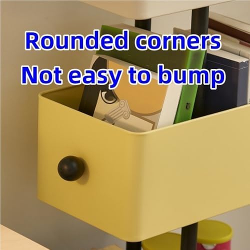 Narrow Bookcase, Floor-Standing Multi-Layer Bookshelf, Corner Storage Cabinet for Small Spaces, Modern White Bookshelf for Study & Living Room Organization