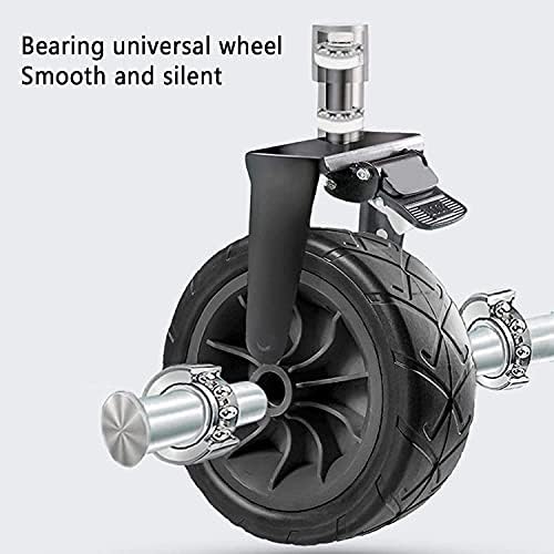 Portable Camping Cart,Beach Trolley Picnic Trolley Portable Folding Trolley Garden Transport Trolley Adjustable Handle Load-Bearing 80kg/176lbs 3 Colors