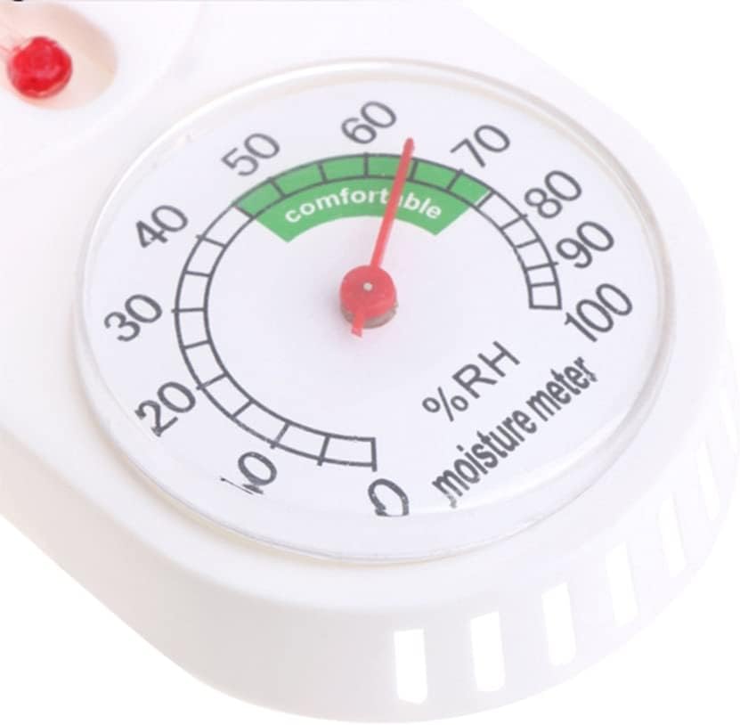 ZJchao Vertical Thermometer, Humidity Meter with Celsius and Fahrenheit for Greenhouse, Office, Labs, Nursery and More