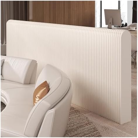 Room Dividers Panels,Panel Screens Home Office Folding Room Divider Paper Wall Partition Privacy Panel Screen,Retractable Adjustable Screen Divider for Room Separation,White,White,