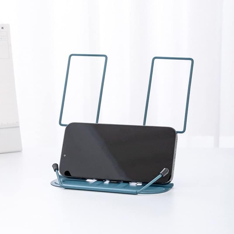 Iron Reading Rack Multifunctional Adjustable Bookshelf Portable Folding Practical Desk Accessories