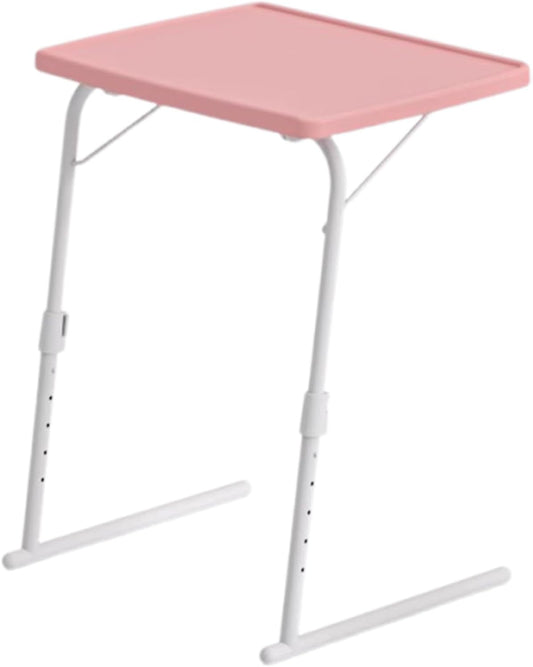 C Shaped Laptop Table Movable Study Writing Table 6-Position Height Adjustable Computer Standing Desk Portable Side End Table for Over Bed Sofa Reading Eating