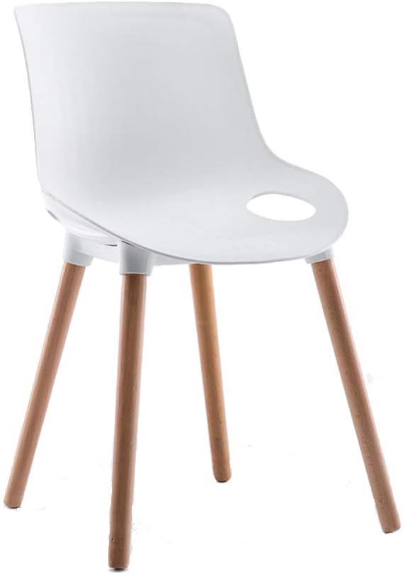 Comfortable Chair Mid-Century Modern Kitchen and Dining Room Chair with Natural Wood Legs, Ergonomically designed comfort curve, for Living Room/Cafe/Lounge /Study Room/Dining Room/Pub Leisure Chair