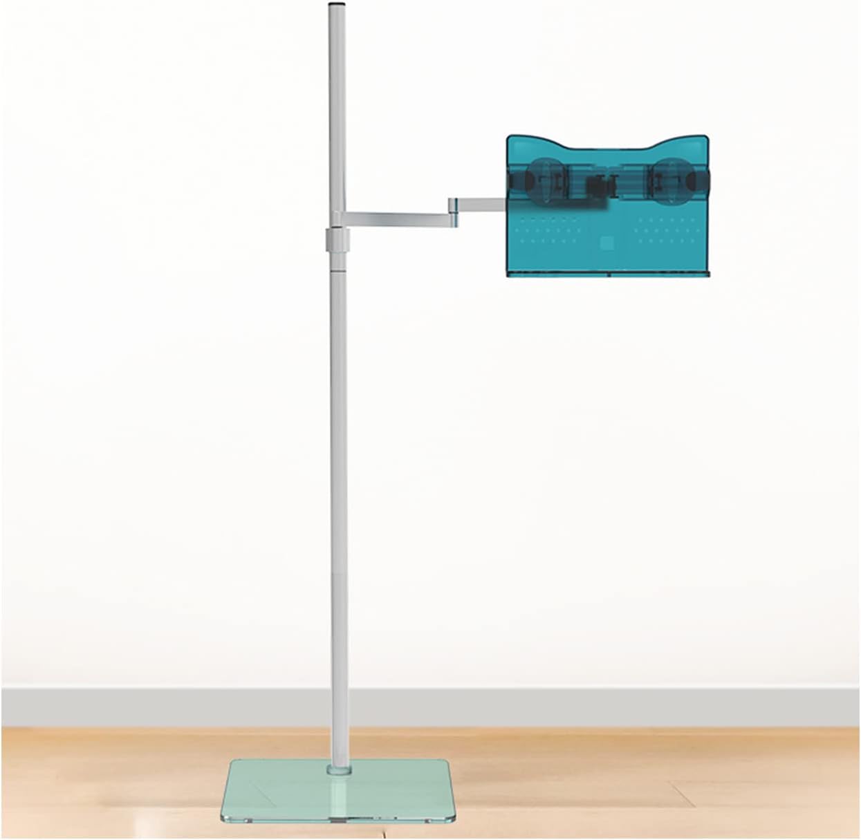 Bookholder Floor Stand, Height Adjustable Book Stand Holder Extra Large Sturdy Rolling Lectern Stand with Wheels, Cookbook Reading Desk Portable Sturdy Lightweight Bookstand (B) (B) (B)