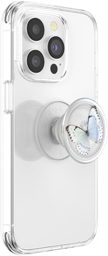 PopSockets Adhesive Phone Grip, Holder, Phone Stand, Butterfly - Whisper Moth