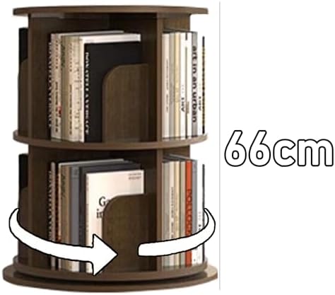 Mobile Storage Rack Freestanding Display Rack Tool Pegboard Garage,360 Rotating Corner Bookshelf Space Saving Floor Standing Bookcase with Storage Rack for Bedroom or Living Room Small and N