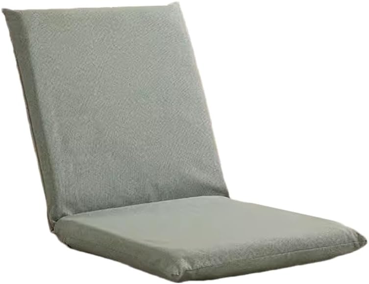 Floor Chair Meditation Floor Chair Lazy Sofa Chair with Back Support Portable Floor Chair Ergonomic Lounger Sofa for Seating, Gaming, Reading, TV Watching,Blue,L