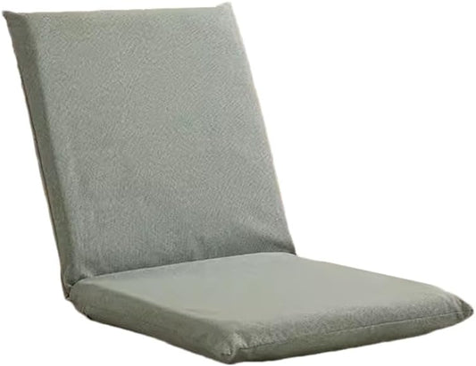 Floor Chair Meditation Floor Chair Lazy Sofa Chair with Back Support Portable Floor Chair Ergonomic Lounger Sofa for Seating, Gaming, Reading, TV Watching,Blue,L