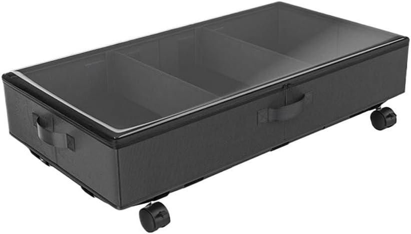 Underbed storage box for household use Under the bed, organize clothes, books, cloth covers, floor storage shelves