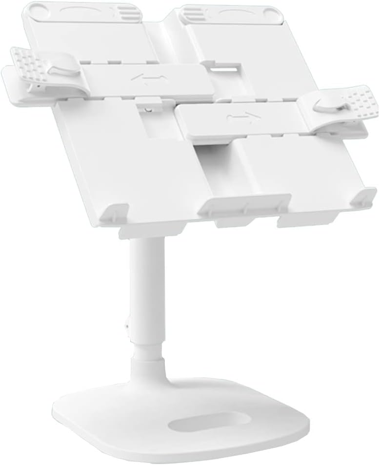 Book Holder Stand for Reading, Cookbook Holder Stand, Book Stand for Reading Adjustable Height, Laptop Stand for Desk for Music Books, Textbook,Tablet (Color : /Pink, Size : A) (/Pink B) (/White A)