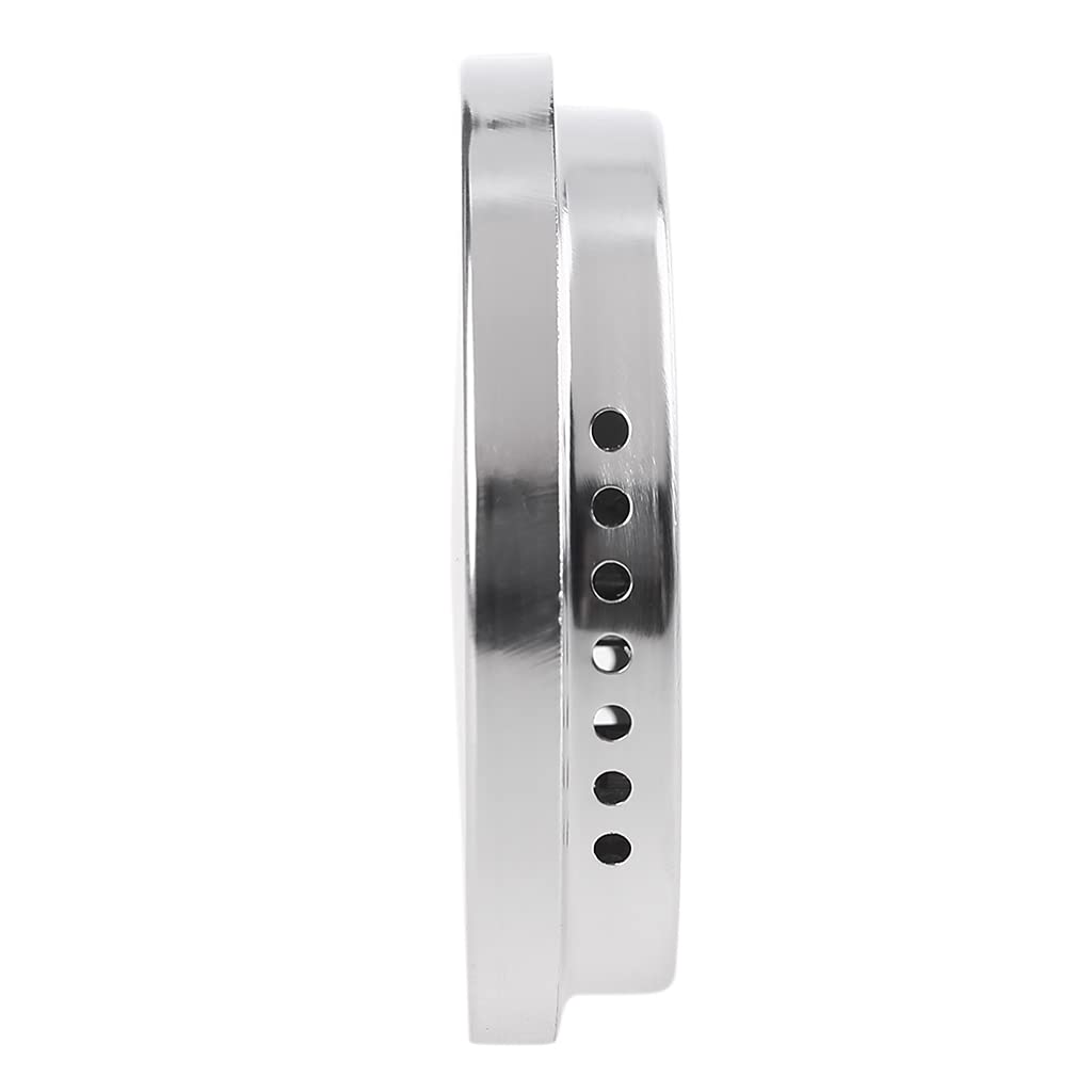 1PC Mini Humidity Gauge Aluminum Alloy Thermometer Hygrometer Dual Scale °C/°F for Home Office Indoor Monitoring