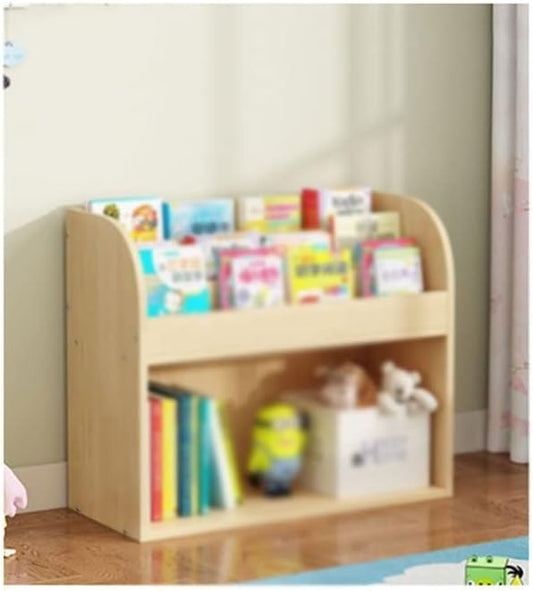 Bookcase Storage Rack Vertical Cabinet Bookshelf Industrial Bookshelf,Narrow Modern Wood Bookcase, Small Storage Unit Frame for Home Office Open Display Shelves