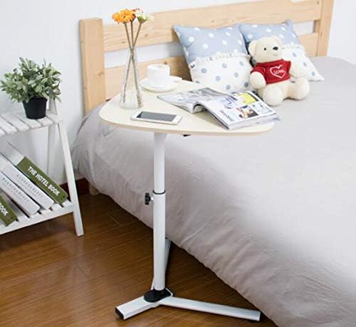Height Adjustable Laptop Table Portable Sofa End Table Side Table Breakfast Serving Bed Tray Notebook Stand Reading Rack A (C)