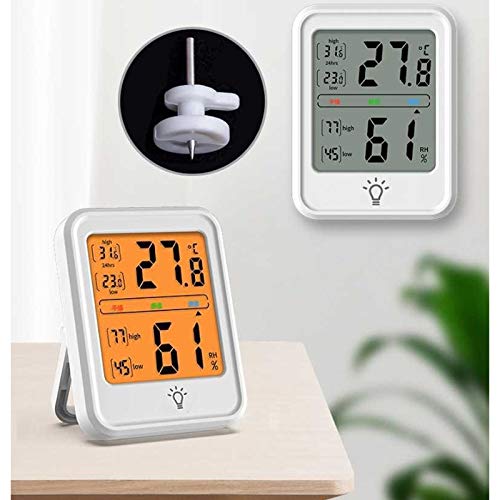 Indoor Outdoor Thermometer Hygrometer °C/℉ Max/Min Temperature Humidity Monitor