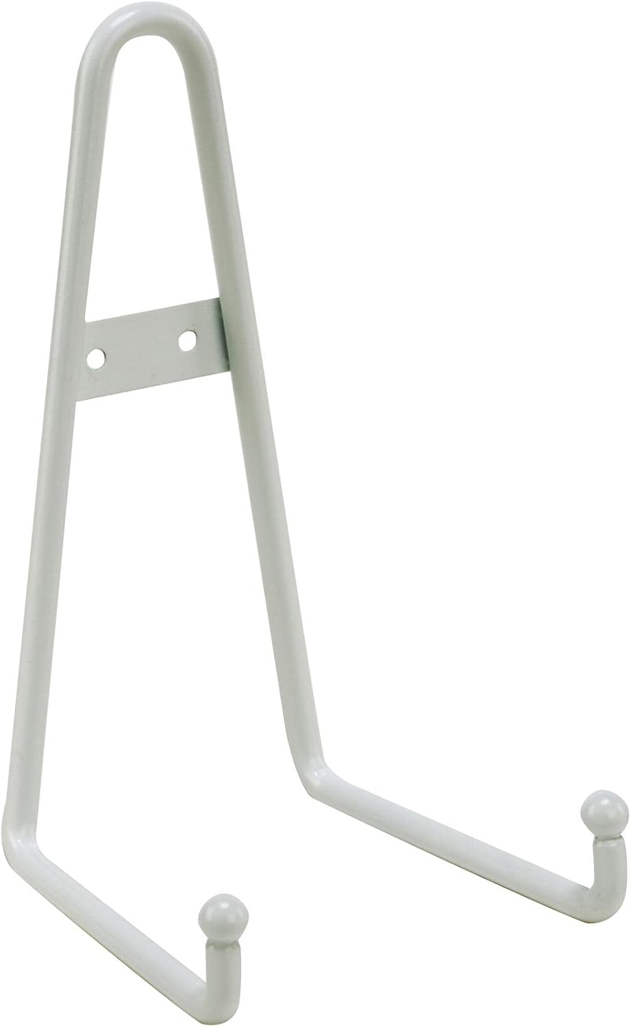 TRIPAR Large White Metal Display Rack for Large Bowls, Platters, Cookbooks and Artwork