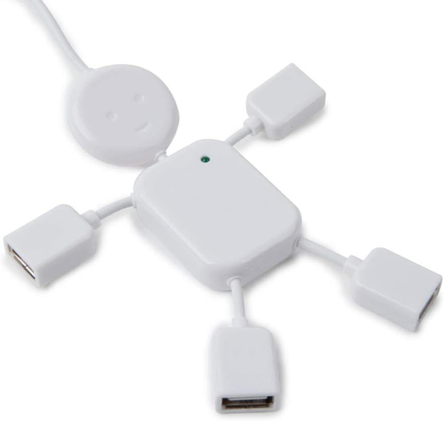 Kikkerland US006 USB Hubman, white