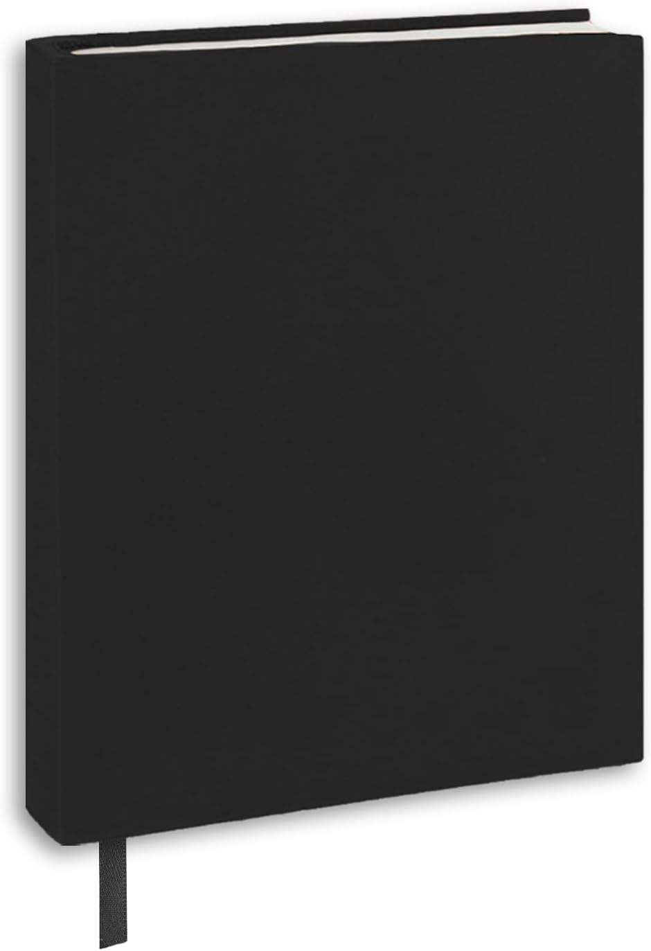 KICNIC Black Book Covers 1 Pack, 6"x9" Stretchable Book Sox Suitable for Most Hardcover Books, Up to 8.5”X9.5” Washable and Reusable Protective Cover for Textbooks