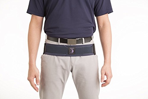 Serola Sacroiliac Belt for SI Joint Dysfunction – (Large fits 40” to 45”) Lower Back, Pelvic & Hip Support brace for Women & Men, Non-Slip, Adjustable & Breathable Brace