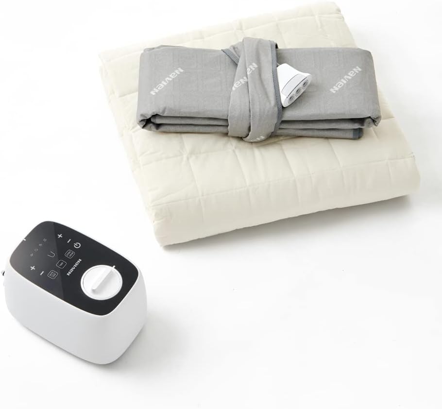 EQM 350, King – EMF-Free Water Heated Mattress Pad – Dual Temperature Control – Non-Electric Bed Warmer – Eco-Friendly – Helps Soothe & Relieve Stress, Muscle Soreness, & Tension