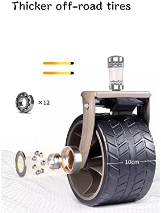 Portable Camping Cart,Camping Trolley Garden Wagon with Brake Big Wheels Beach Cart Max Capacity 120kg Folding Cart Trolley for Festival Shopping Camping