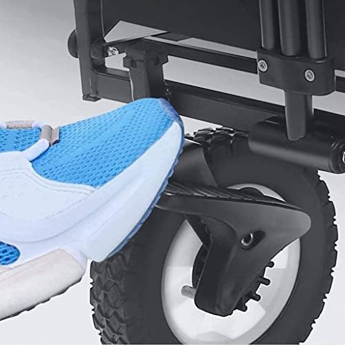 Portable Camping Cart,Outdoor Folding Utility Wagon Portable Camping Trolley with Brake Load-Bearing 80kg / 176lbs