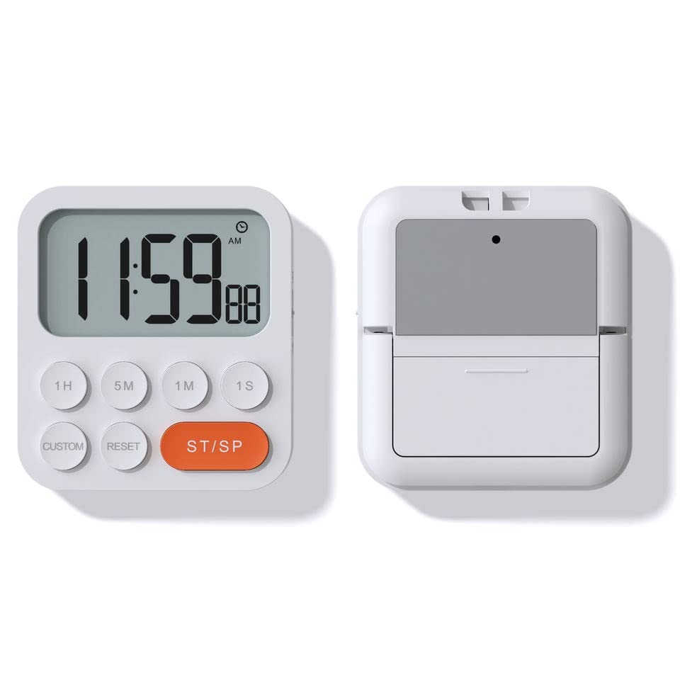 LCD Digital Timer Kitchen Countdown Stopwatch Cooking Clock Time for Shower Study Counter