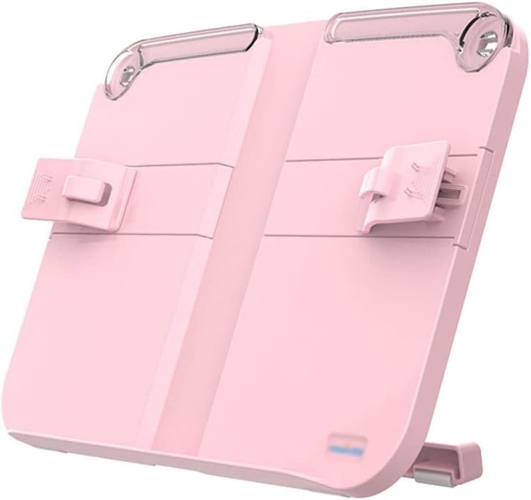 Reading Rack Student Opening Season Portable Adjustable Angle Clip Book Stand(Black-JoJo's Bizarre Adventure1)