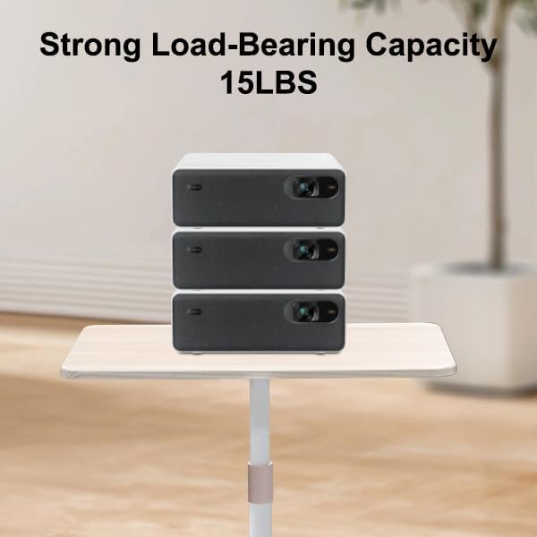 Laptop Stand Desk Portable Laptop Floor Stand Adjustable Height 18.5-47" Projector Floor Stand Bedside Sofa End Table for Home Office Meeting Room
