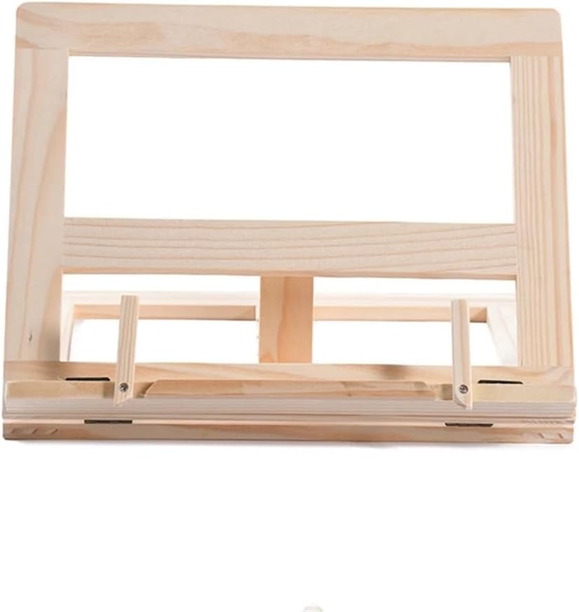Creative Wood Table Stand Reading Bookshelf Bracket Tablet PC Pad Drawing Support Wooden Bookends Desk Organizer Stationery