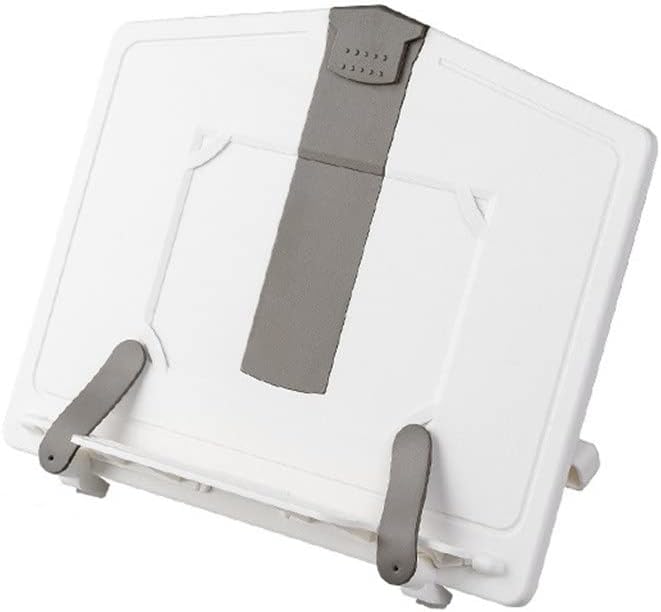 JSEIAJB Portable Plastic Reading Book Holder Can Clip Document Shelf Bookstand Music Score Recipe Stand(D)