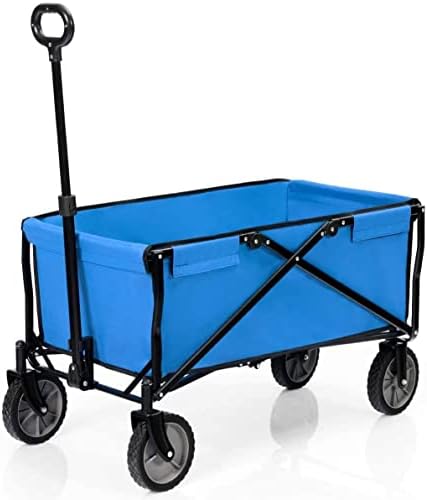 Portable Camping Cart,Outdoor Coapsible Utility Wagon Heavy Garden Portable Hand Cart for Outdoor Beach Garden ping Camping Picnic