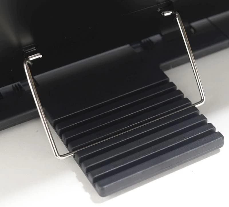Book Stand Frame Desk Reading Holder with 7 Tilt Adjustable Grooves Bookends for Cookbook Document
