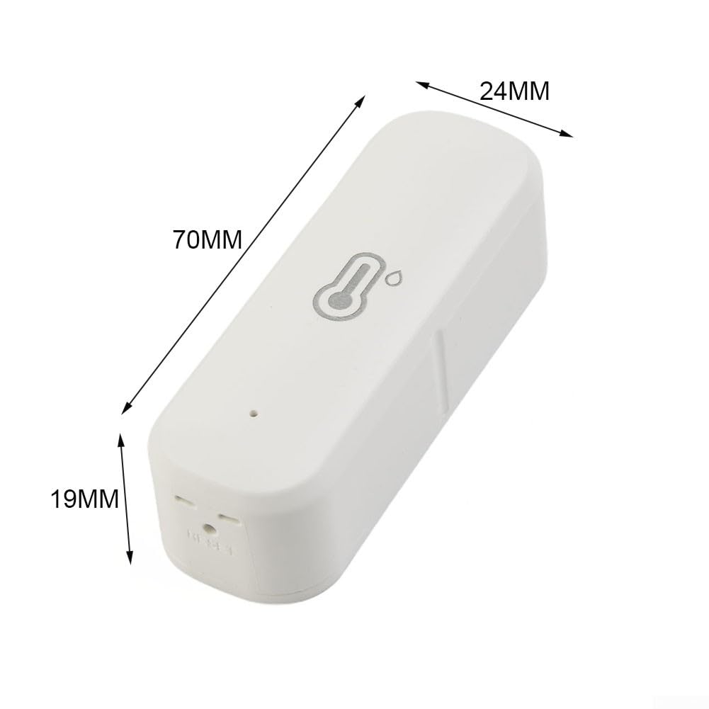 4 pcsWiFi Hygrometer Thermometer Sensor, Smart Temperature Humidity Monitor, Indoor Sensor for Room Greenhouse Incubator for Tuya WiFi Temperature and Humidity Detector