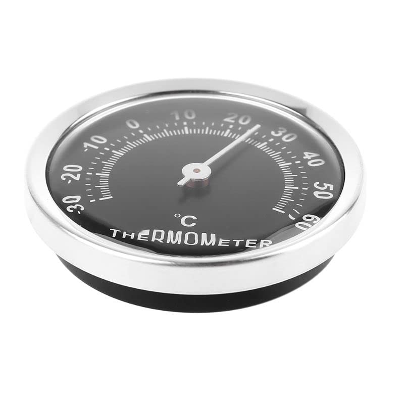 Mini Round 58mm Car Thermometer for Houses Offices Workshops Drop Shipping